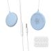 Mosalogic Baby Bump Headphone Pregnancy Headphones Belly Speaker Play Music Voice Story for Baby in The Womb Pregnancy Gift for Mom to Be-Blue