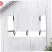 Baluue Clothes Hanger 2pcs Stainless Steel Hooks Coat Hanger Hook for Door Hook Hanger Metal Bedroom Door On The Door Coat Hooks - Buy Online on SooperMarket.com