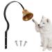 SliverDeW shop owner bell dog training bell metal door bell metal shop owner door bell dog training bell ancient wall -mounted shopkeepers for home textiles pots black