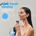 Cordless Water Flosser & Oral Irrigator with 5 Modes - Portable & Rechargeable - 4 Jet Tips - Travel-Friendly - Black - Buy Online on SooperMarket.com
