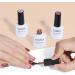 AILLSA Milky White Gel Nail Polish Set Nude Sheer Pink Brown Gel Polish with Base and Top Coat Jelly Natural Neutral Nail Polish Gel Soak Off U V Starter Kit Gift DIY Manicure at Home A2-amber Brown - Buy Online on SooperMarket.com