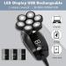 Head Shavers for Bald Men - 5 in 1 Waterproof Electric Razor | 7D Floating Cutter USB Rechargeable Trimmer - Buy Online on SooperMarket.com