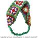 JSGHGDF Crochet Headband Hollow Kerchief with Stretchy Hair Rope Ethnic Flower Pattern Turban for Girls Photo Props White - Buy Online on SooperMarket.com