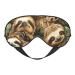 SSIMOO Cute Sloth Soft Sleep Eye Mask Female Breathable Eye Patch Perfect for Travel and Relaxation Black
