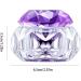 Nail Liquid Crystal Dish Nail Art Dappen Dish Crystal Glass Liquid Powder Cup Clear Diamond Manicure Bowl With Lid - Buy Online on SooperMarket.com