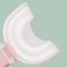 Kids U Shaped Toothbrush - Detachable Silicone Kids Toothbrush Manual 360 Degree Oral Teeth Cleaning Brush with Soft Silicone Head for Kids 2-6 Years Littryee Pink 1 count (Pack of 1) - Buy Online on SooperMarket.com