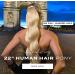 Luxury Gold 22'' 120g Human Hair Pony -60 Bleach Blonde - Buy Online on SooperMarket.com