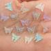 Dornail 50pcs 3D Butterfly Nail Charms for Acrylic Nails | Aurora Resin Butterfly Charms for Nail Art | Mixed Color Butterflies Rhinestones and Decorations - Buy Online on SooperMarket.com