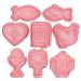 Alipis 8pcs Mold Cookie Baking Wedding Postage Stamps Fondant Cutters Chocolate Cookies Chocolate Biscotti Valentines Day Cookie Cutters Plastic Cat Food Candy Pudding Food Pp Dessert