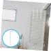 Baluue Towel Holder 2pcs Door Hook Wall Coat Hanger Christmas Wreath Metal Clothes Rack Hooks for Hats Door Hangers for Clothes Hanger 29.5X5CM White - Buy Online on SooperMarket.com