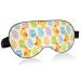Haskirky Light Blocking Eye Mask Breathable and Adjustable Adult Men and Women Travel on Business Trips Yoga Meditation Light Smooth Comfortable Eye Mask Office Deep Sleep Goodies Easter Yellow Chi