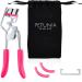 Satin Pouch Silicone Eyelash Curler for Dramatic Long Lasting Curls - No Pinching, Straight Flat Lashes Friendly - Buy Online on SooperMarket.com