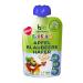 biozentrale BioKids Fruit Puree Apple Blueberry Oat | 12 x 90g | Vegan Fruit-Oat Snack | No Added Crystal Sugar