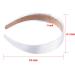 Satin Headbands White Ribbon Headband - 14 Pieces 1 Inch Plain DIY Hair Accessories for Women and Girls - Buy Online on SooperMarket.com