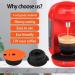 Refillable Coffee Capsules Stainless Steel Coffee Pods Compatible with Tassimo Machines (180ML-Big) - Buy Online on SooperMarket.com