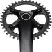 Shimano GRX FC-RX600-1 Crankset - 170mm 11-Speed 40t Black - Hollowtech II Spindle Interface - Buy Online on SooperMarket.com