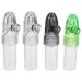 PACKOVE 4pcs Pills Organizer Glass Pills Bottles Travel Outdoor Pills Bottles Portable Pills Cases for Outdoor Camping Travel Assorted Color 2 7.00X2.00X1.50CM