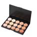 FantasyDay 15 Colors Cream Contour Concealer Palette + Brush for Full Coverage and Correcting Dark Circles Acne Blemishes - Buy Online on SooperMarket.com