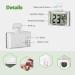 LCD Digital Reptile Thermometer Hygrometer - Ideal for Reptile Terrariums - Works with Heat Pads - Perfect for Turtles, Snakes, Lizards, Frogs, Spiders, and Plants - Buy Online on SooperMarket.com