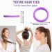 Elastic Hair Bands Hair Ties 100Pcs Seamless Ponytail Holders for Girls & Women - Cute Fabric Hair Ties (2 Inch Diameter) - No Damage, Mix Color - Multicolor - Buy Online on SooperMarket.com