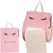 Toilet Paper | Hangable Cotton Cute Eyelash Shape Toilet Paper Organizer for Bathroom | Toilet Paper Dispenser Box for Camping Bathroom RV Car Travel No Glue or Drill Needed Dalynn Pink - Buy Online on SooperMarket.com