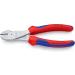 Knipex High Leverage Diagonal Cutter chrome-plated with multi-component grips 180 mm (self-service card/blister) 74 05 180 SB Multi-component Grips Blue/Red 180 mm chrome-plated on self-service card - Buy Online on SooperMarket.com
