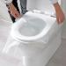 50pcs Disposable Plastic Toilet Seat Cover Waterproof Portable Paper Toilet Seat Covers Travel Accessories - Buy Online on SooperMarket.com