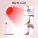 Red Light Lamp with Base Red Light Lamp with Timer 140LEDs Red Light Lamp Dimmable Brightness Red Light - Buy Online on SooperMarket.com