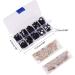 PandaHall Resin Safety Eyes 100pcs for Amigurumi & Crafts - Black Stuffed Teddy Bear Eyes in 5 Sizes (8/10/12/14/16mm) with Washers - 100 Pack - Buy Online on SooperMarket.com
