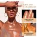 2-Pcs Waterproof Body Shimmer Oil Set - Rose Gold & Glistening Bronze Glow | Face & Body Highlight Illuminator 80ml - Buy Online on SooperMarket.com
