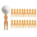 Golf Tees 3" Nude Woman Plastic Golf Tees, Golf Sexy Girl Lady Tees Fun Holder Divot Home Golf Training Nude-20P