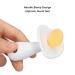 Newborn Teething Toy: Large Silicone Baby Teether Stick (Yellow/White) - Easy to Clean, Textured Handle - 6-12 Months - Buy Online on SooperMarket.com