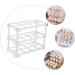 1pc Box Transparent Egg Lattice Eggs Stackable Egg Frame Egg Storage Holder Refrigerator re-usable - Buy Online on SooperMarket.com