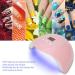 UV LED Nail Lamp 54W 18pcs UV LED Nail Light Portable Nail Lamp Professional Nail Dryer Gel Polish Light with 3 Timers Professional Nail Art Tools(Pink) - Buy Online on SooperMarket.com