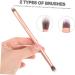 Mikinona 24pcs Makeup Brush Eye Shadow Brush Lash Applicator Double Sided Brush Facial Tool Artificial Fiber - Buy Online on SooperMarket.com