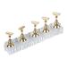 Nail Holders For Painting Nails Acrylic Display Stand Practice Fingernail Art Display Stand For Training Nail Art Practice Stand Nail Art Practice Stand Nail Art Training Stand transparent stripes