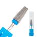 NICENEEDED Tungsten Nail Carbide 5 in 1 Bit Two Way Rotate use for Both Left and Right Handed 3/32 Inch Professional Nail Drill Bits for Fast Remove Acrylic or Hard Gel(Silver Medium) Style 2