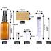 Brownlas Small Glass Spray Bottles 50ml - 2 Pack - Empty Perfume & Cosmetic Atomizers - Portable Pharmacy Bottles - Buy Online on SooperMarket.com