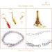 BEADNOVA 10mm Silver Open Jump Rings for Jewelry Making - 300Pcs - Buy Online on SooperMarket.com