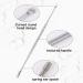 Stainless Steel Spiral Ear Wax Remover Double Ended Ear Cleaner with Brush and Storage Box - Silver | Ear Pick Tool for Ear Wax Removal - Buy Online on SooperMarket.com