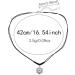 Oralgos Adjustable Black Cord Necklace with Heart Trailer | Stylish Braided Rope & Alloy Chain for Men & Women - Buy Online on SooperMarket.com