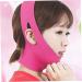 Face Slimming Strap & Facial Mask - Double Chin Reducer for Women | Thin Neck Facelift | Rose Red - Buy Online on SooperMarket.com