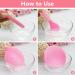 120 Pieces Compressed Facial Sponges - Professional Exfoliating Makeup Removal Pads for Spa Cleansing, Pink - Buy Online on SooperMarket.com