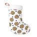 YYHHAOFA Cookies Food Chocolate Chip Biscuits Prints Christmas Decorative Stockings : Soft Light and Tactile Suitable for Christmas Halloween