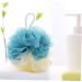 Healeved 8pcs Color Matching Bath Ball Body Scrubber Set - Natural Bath Sponges for Men and Women - Shower Poufs and Body Scrub Mitt - Buy Online on SooperMarket.com