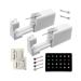 Nose Pierce Kit, SLVIEKAE Disposable Safe Piercing Kit, Nose Stud Pierce Gun with 24 Pcs Nose Studs (Multicolor)