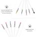 MUSISALY 10pcs Eye Shadow Brush Makeup Accessories Eye Smudge Brush Makeup Brush Face Wand Plastic Handle - Buy Online on SooperMarket.com