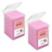 FRCOLOR 800 Pcs Glue Wipes - Glue Remover Cleaning Pads Non-Woven Fabric for Nail Polish & Eyelash - 4.8x4.8cm Pink - International Shipping Available - Buy Online on SooperMarket.com