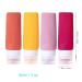 Travel Bottles Set - 4 x 90ml BPA-Free Silicone Containers - Perfect for Travel & Replacement - Buy Online on SooperMarket.com