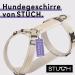 Stuch Dog Harness - Adjustable Padded Nylon for Small Medium & Large Dogs - Beige XS - Buy Online on SooperMarket.com
